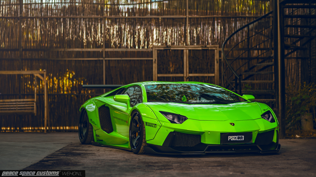 汽车摄影兰博基尼lbaventadorlp700