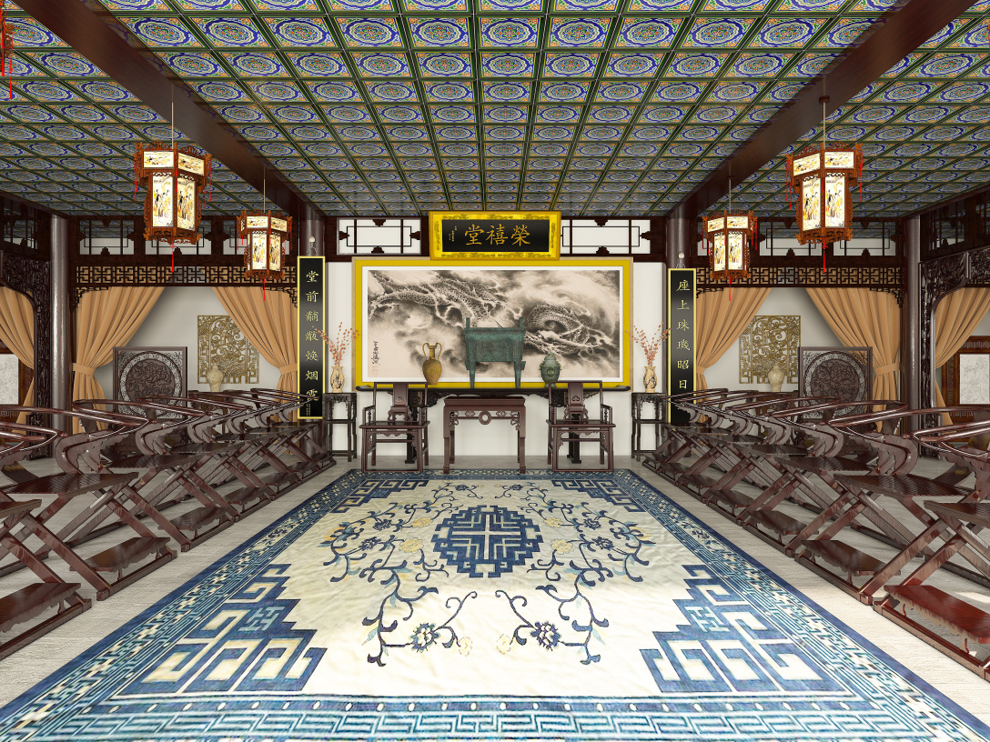 梦回荣国府—荣禧堂建筑及庭院复原-古田路9号-品牌创意/版权保护平台