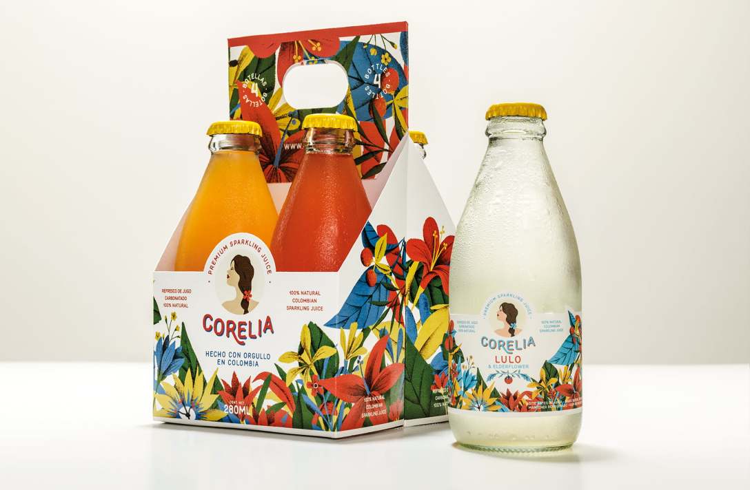 corelia碳酸软饮料包装