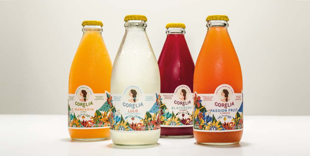 corelia碳酸软饮料包装