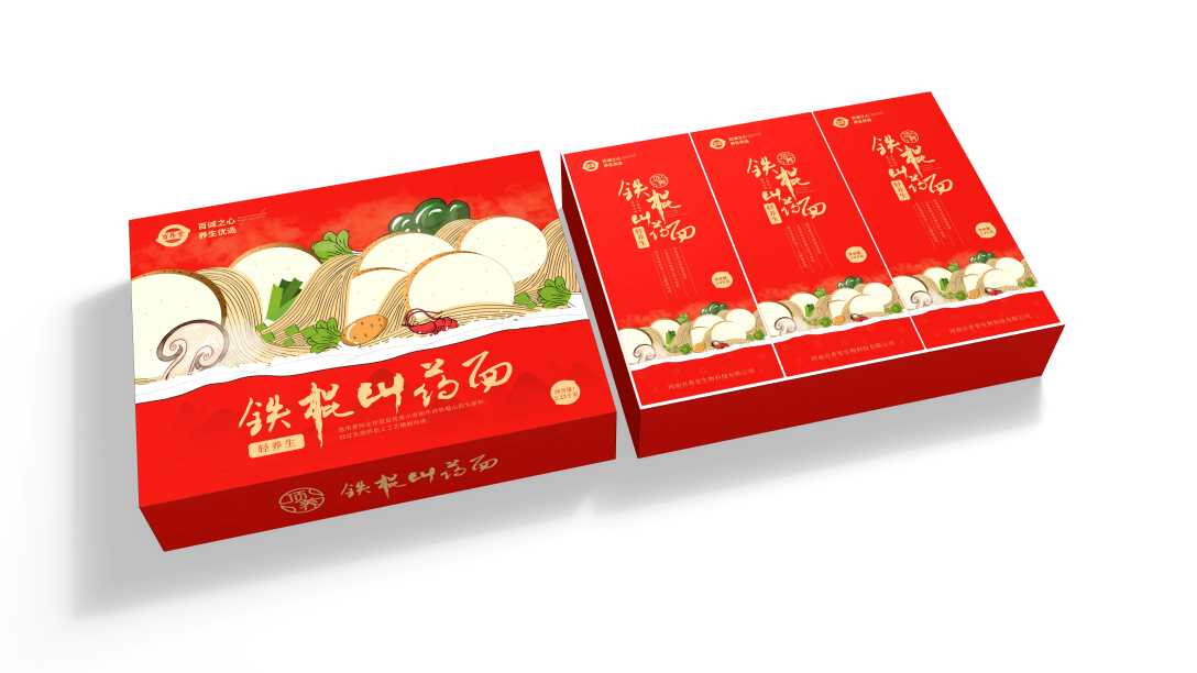 百养堂铁棍山药面包装