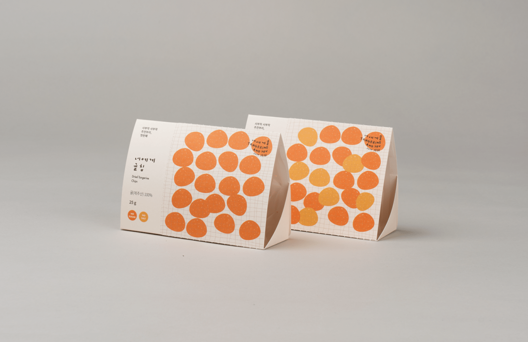 可可爱爱的韩国橘子蜜品牌及包装设计tangerineandyou