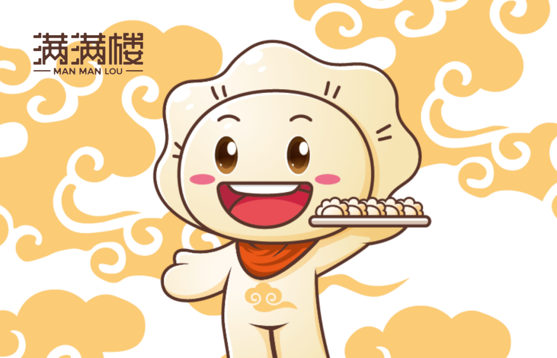 小吃logo餐饮logo卡通logo食品logo吉祥物logo