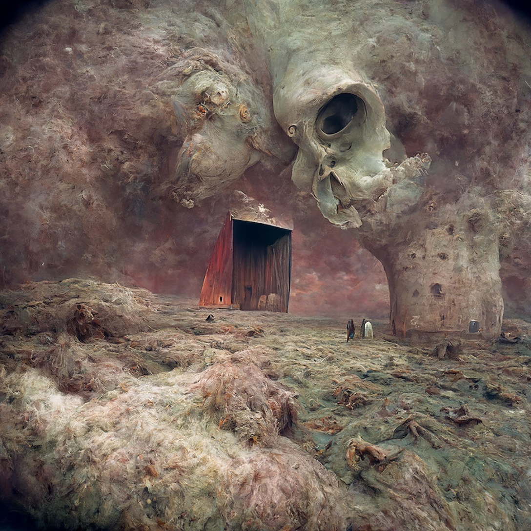 绝杀暗黑系ai人工智能描绘的地狱景象~地狱之人间迷途-ai数字艺术系列