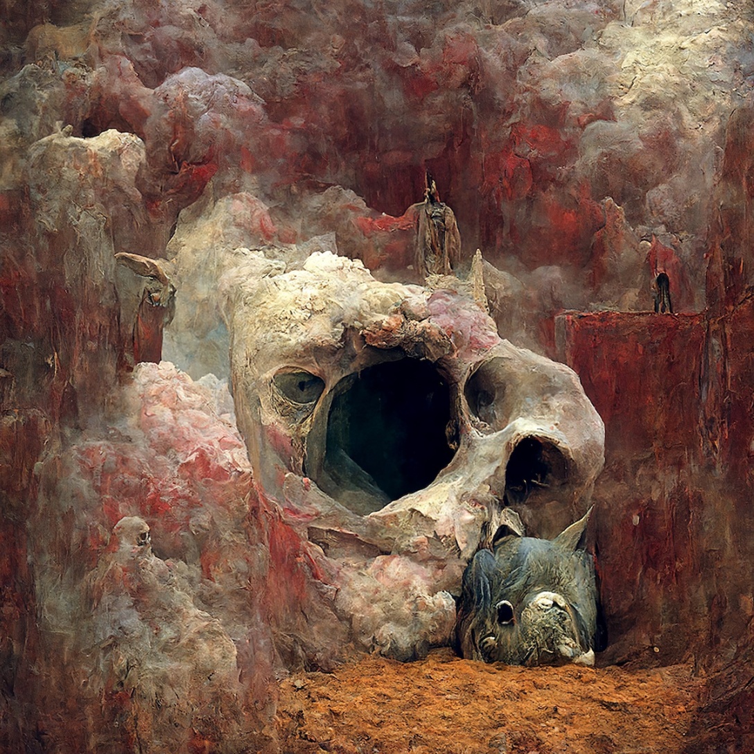 绝杀暗黑系ai人工智能描绘的地狱景象~地狱之人间迷途-ai数字艺术系列