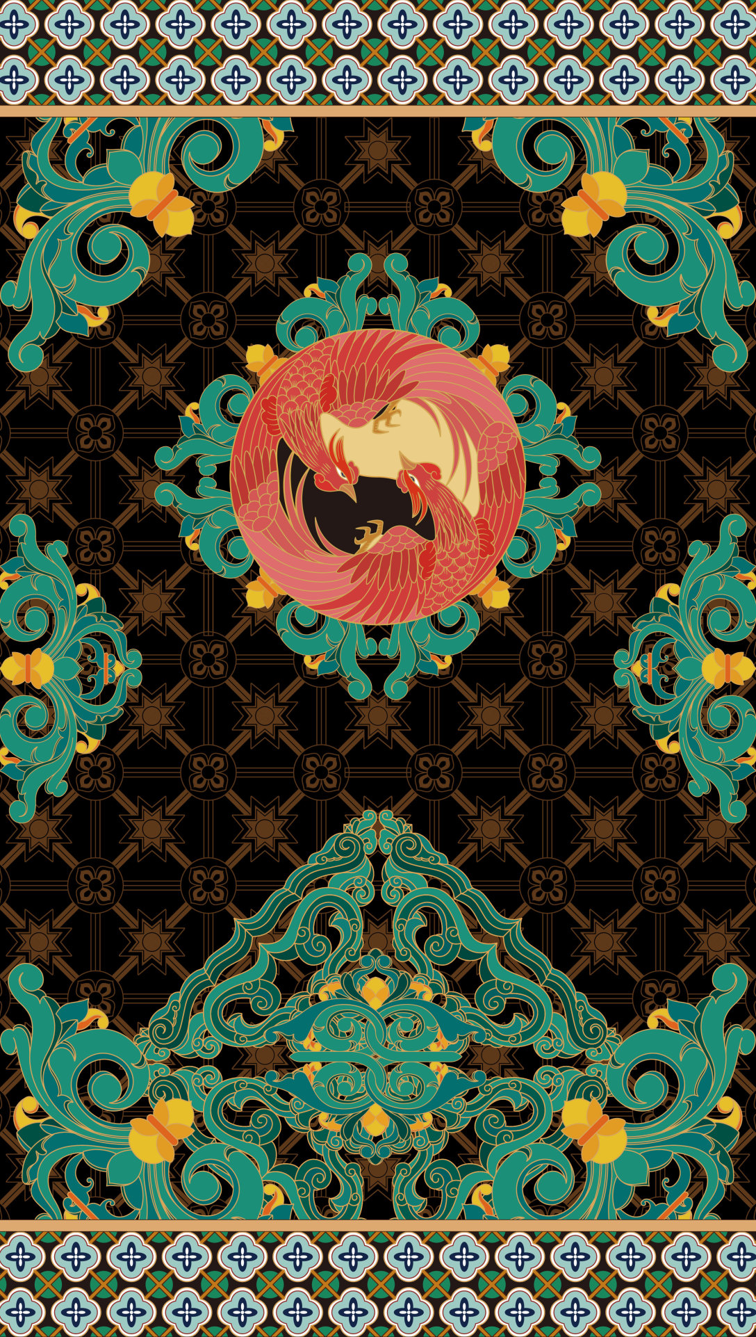 武当山纹样系列设计-古田路9号-品牌创意/版权保护平台