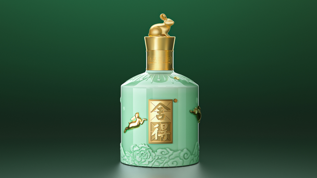 舍得生肖酒丨祥兔阅春色·宋瓷青江山-古田路9号-品牌创意/版权保护