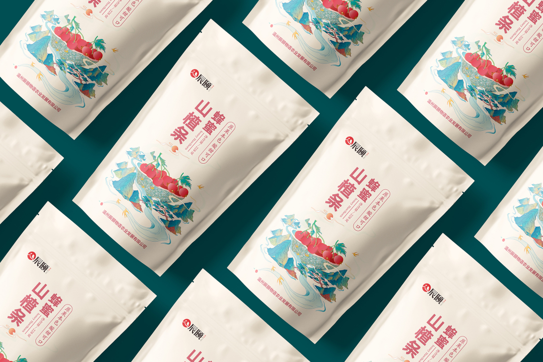 山楂条食品包装袋设计