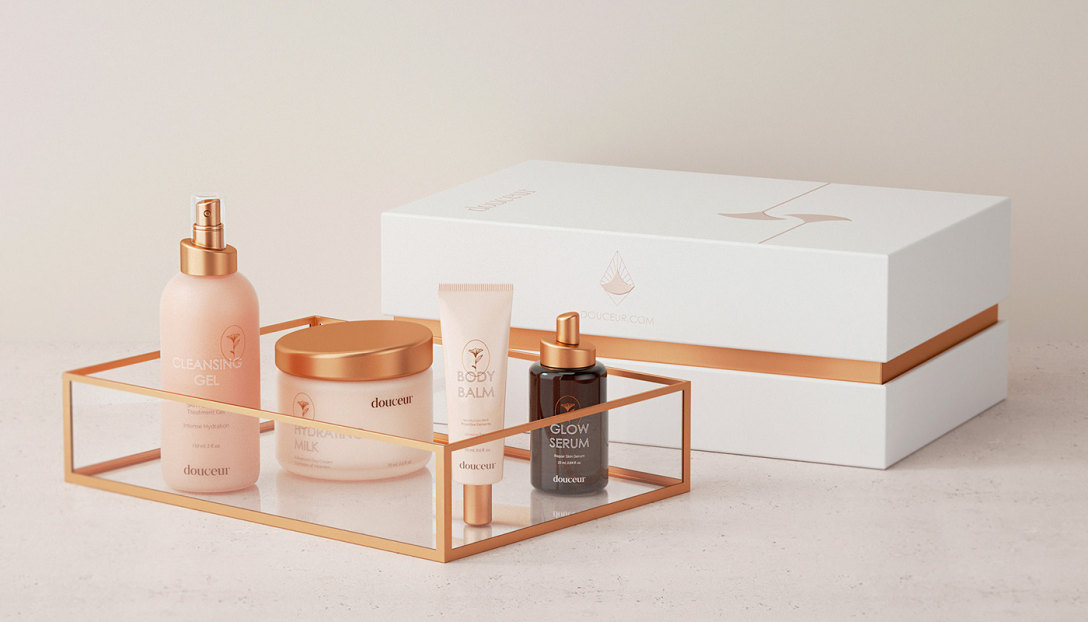 douceur化妆品品牌形象设计