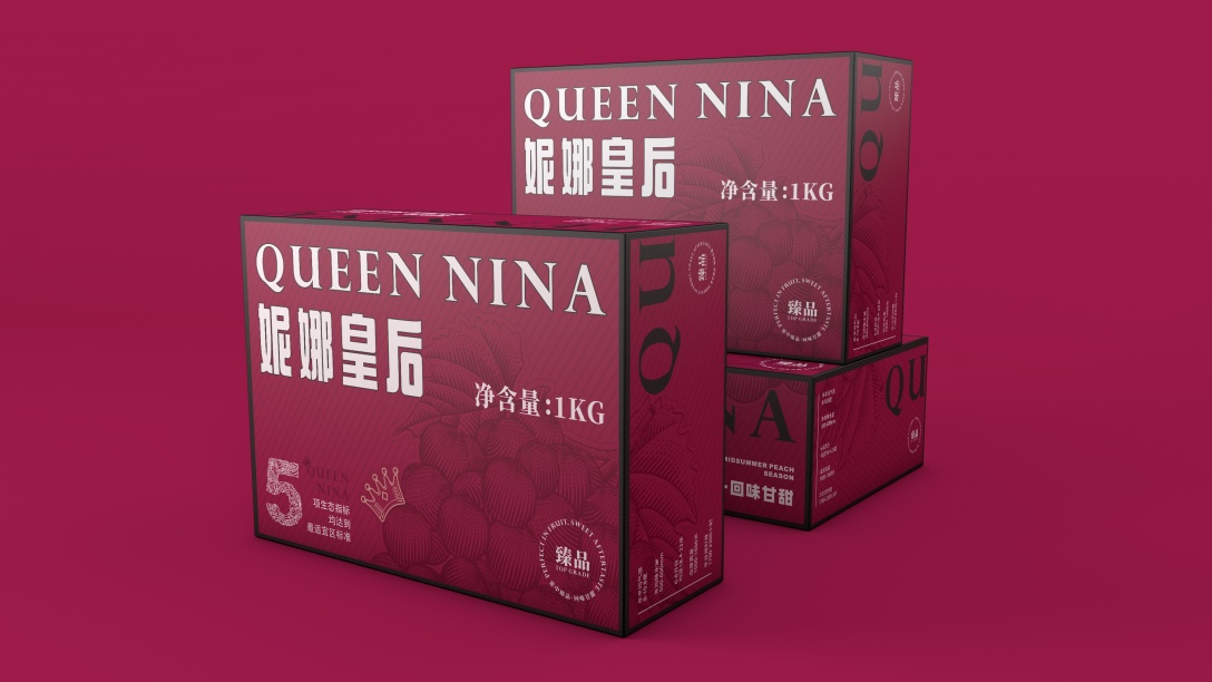 妮娜皇后葡萄包装设计-古田路9号-品牌创意/版权保护平台