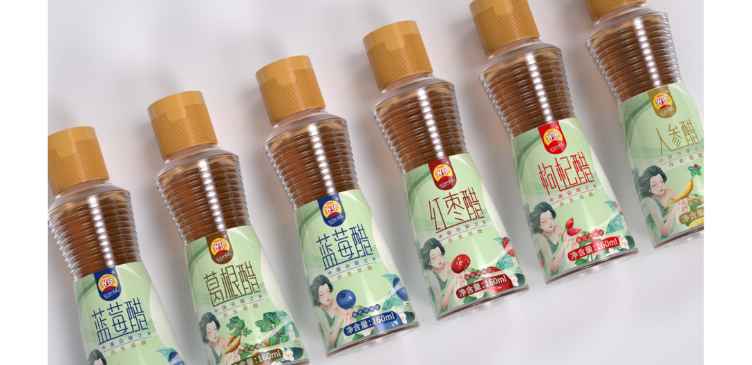 沃爱广告光华丹东塔醋养生醋包装设计