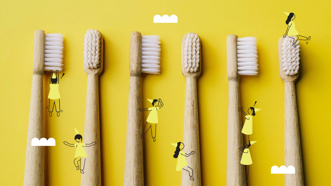 bumi牙刷品牌标志vis设计-古田路9号-品牌创意/版权保护平台