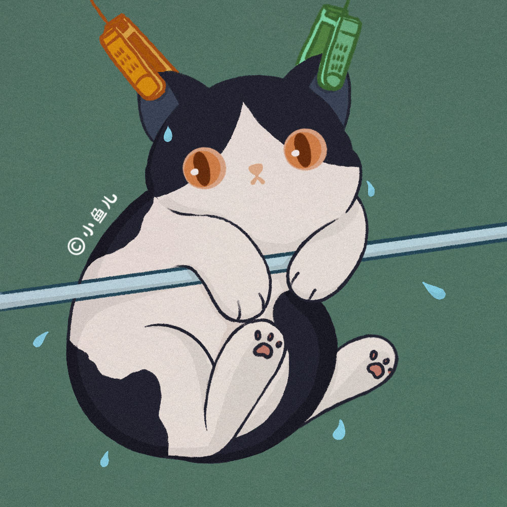 2022年11-12月 | 呆萌小猫插画合集-古田路9号-品牌创意/版权保护平台