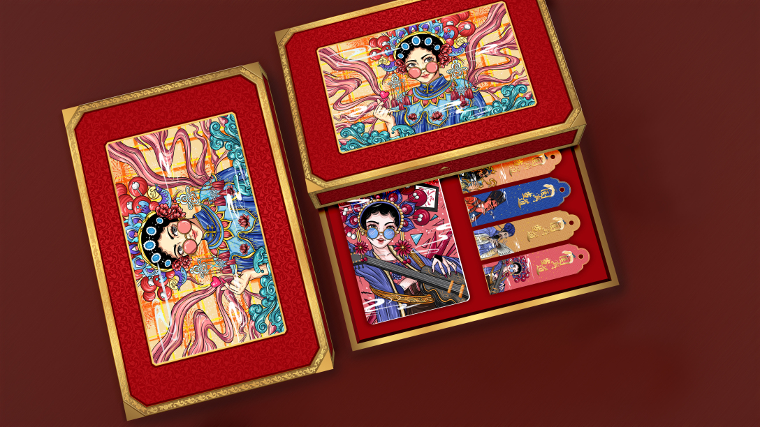 国潮当道京剧文创笔记本