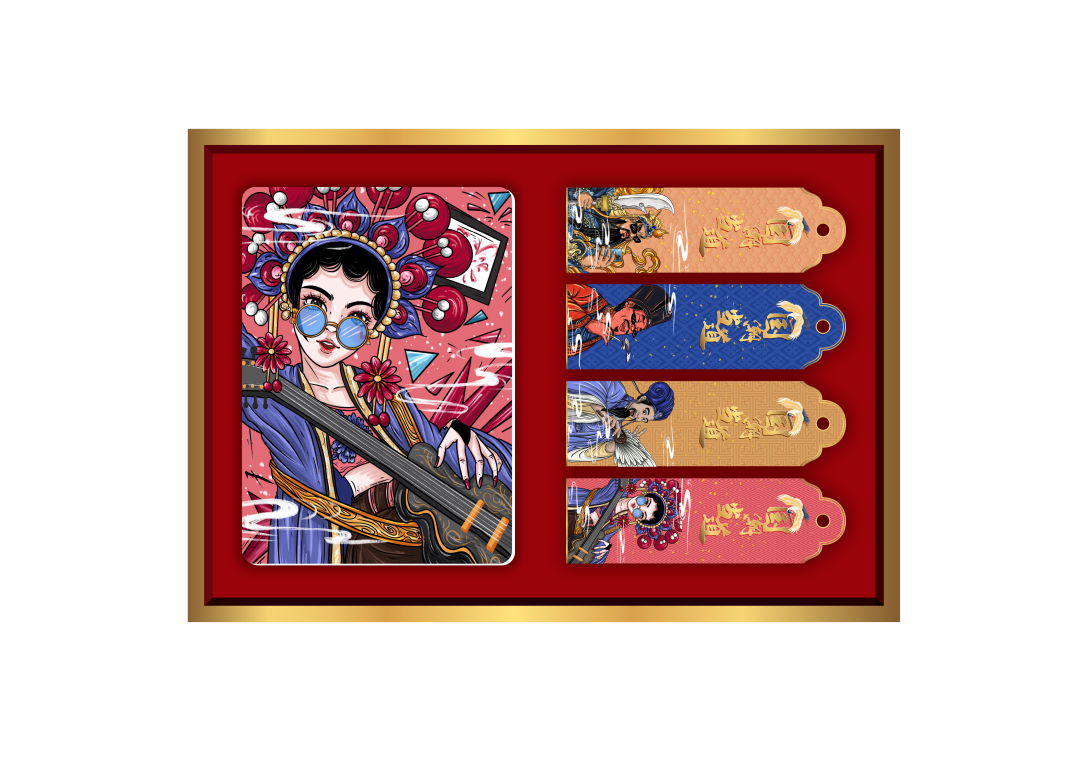 国潮当道京剧文创笔记本