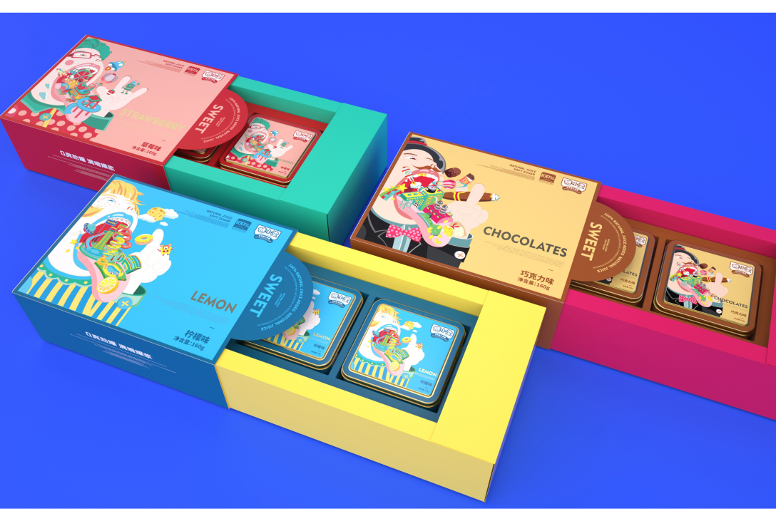 果汁软糖包装设计全案