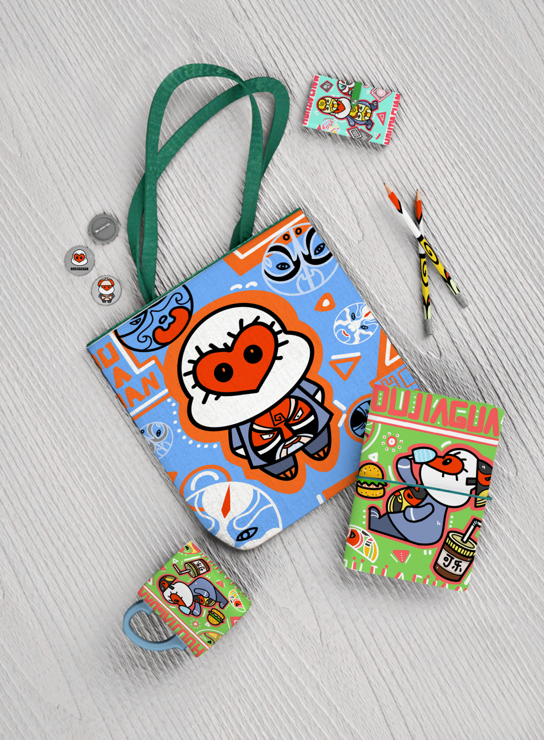 猴加官郑州非物质文化遗产文创产品包装设计