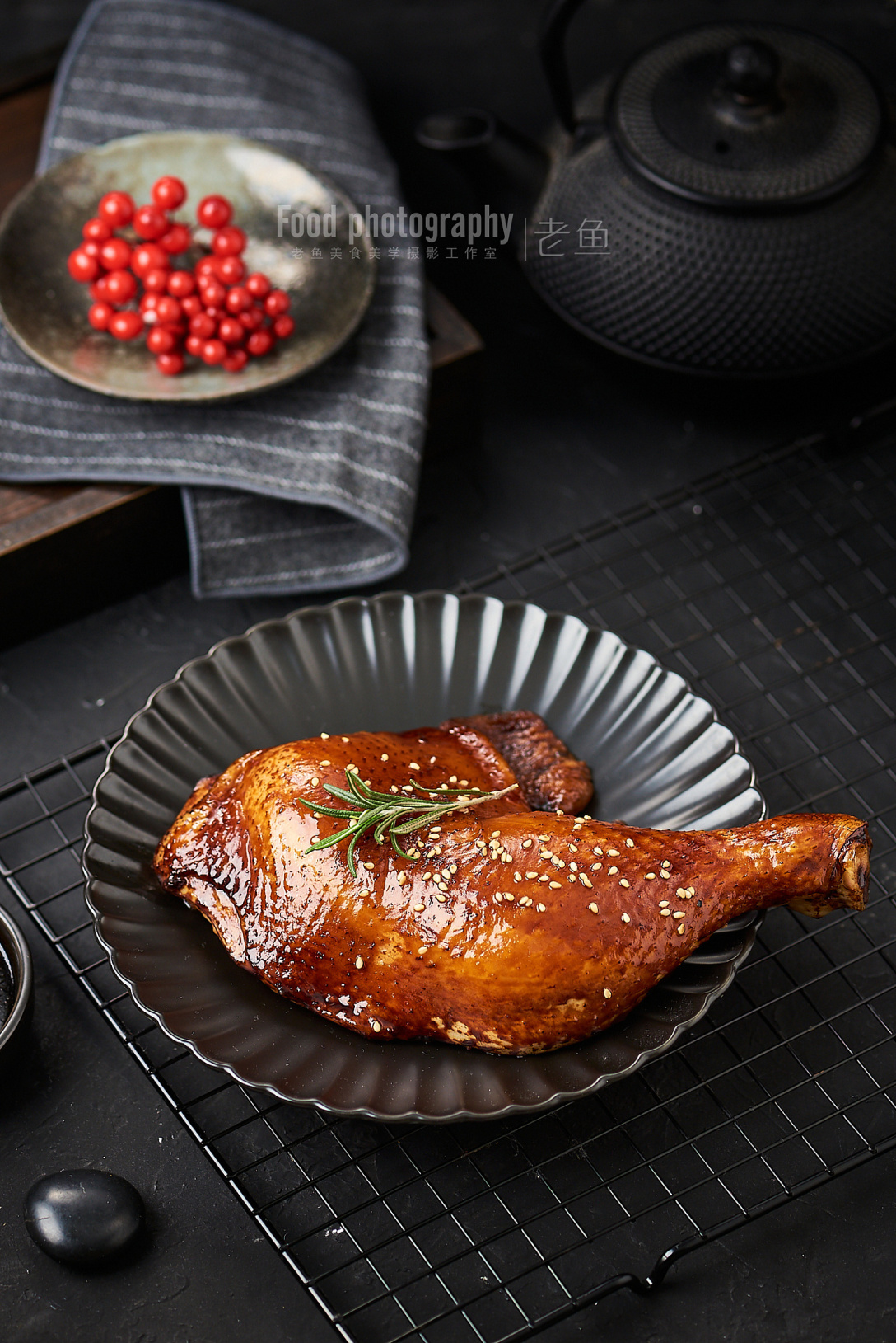 那么大鸭腿卤鸭腿上海美食拍摄