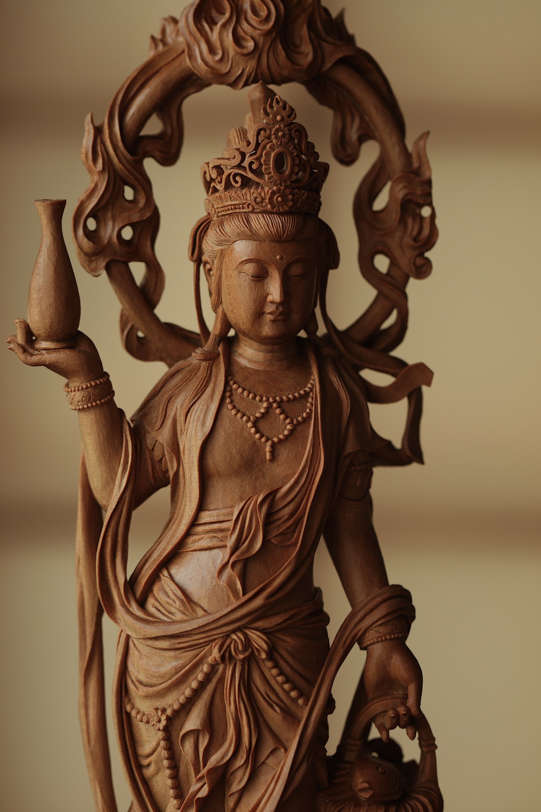 老山檀鱼篮观音