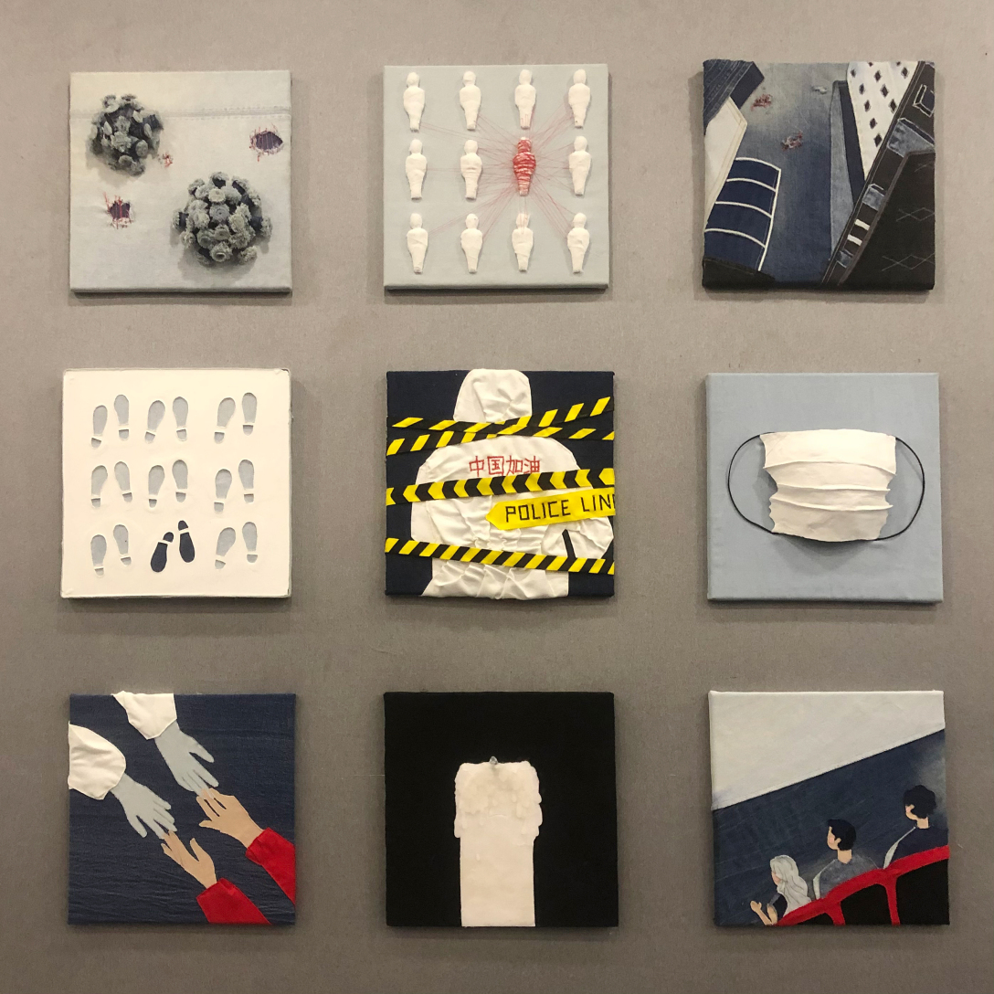 "疫元素"纤维艺术设计-古田路9号-品牌创意/版权保护平台