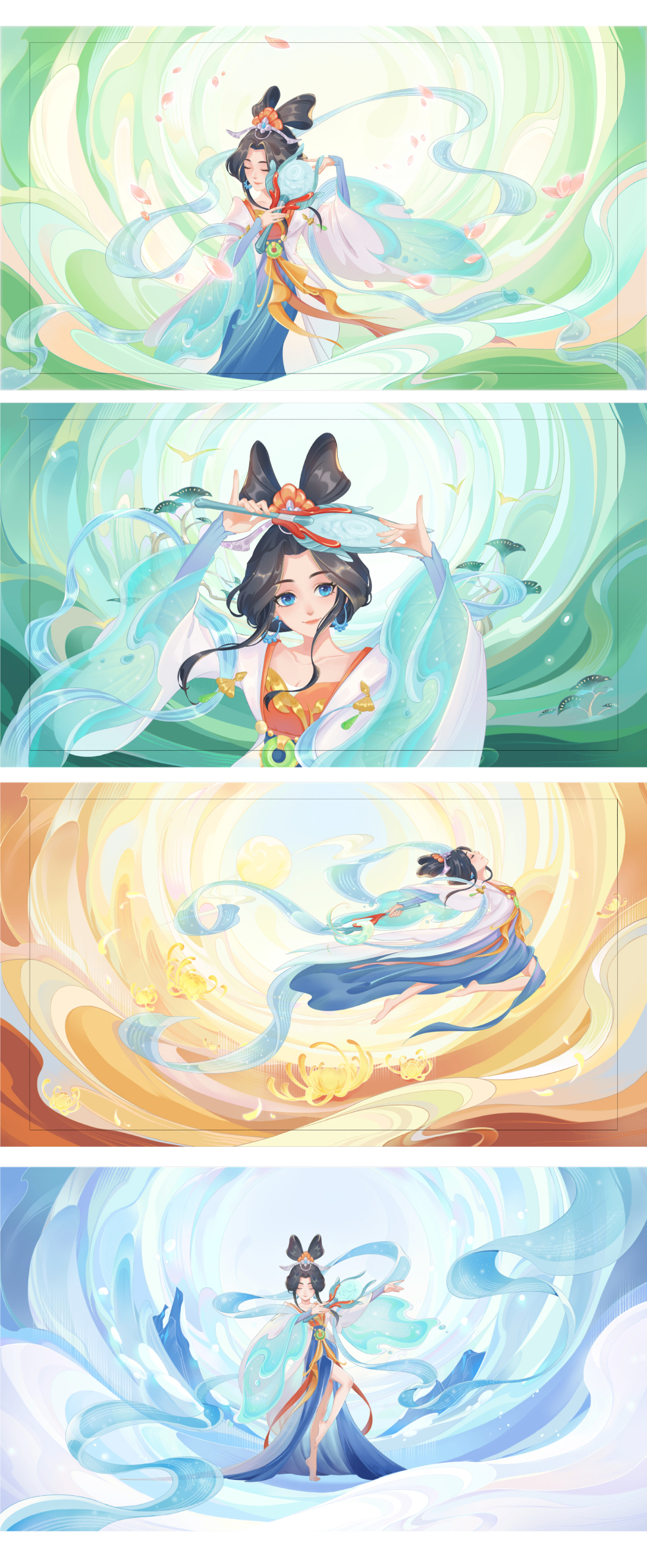 惊鸿现灵山梦幻西游x洛神赋图