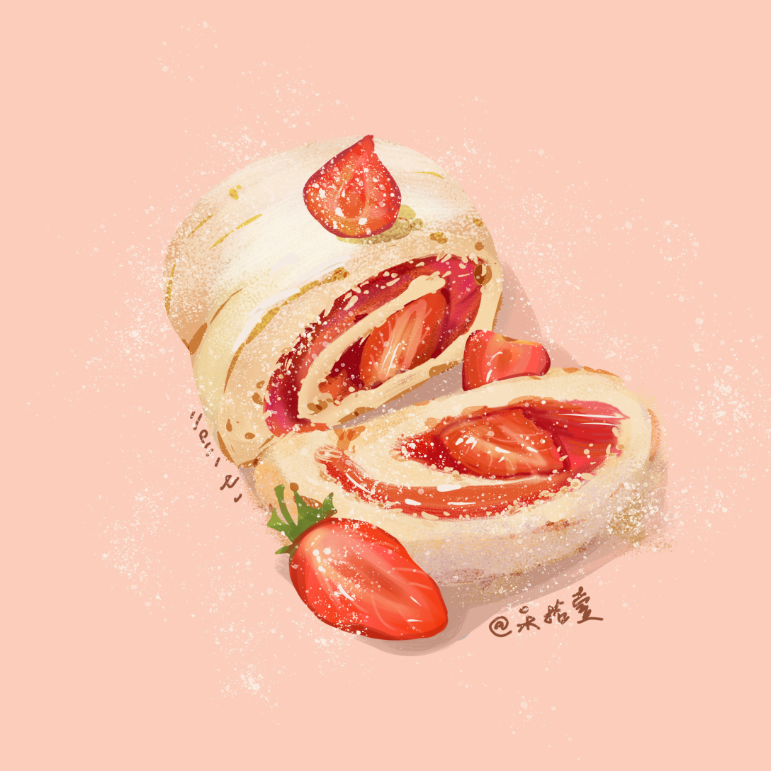 美食插画-古田路9号-品牌创意/版权保护平台