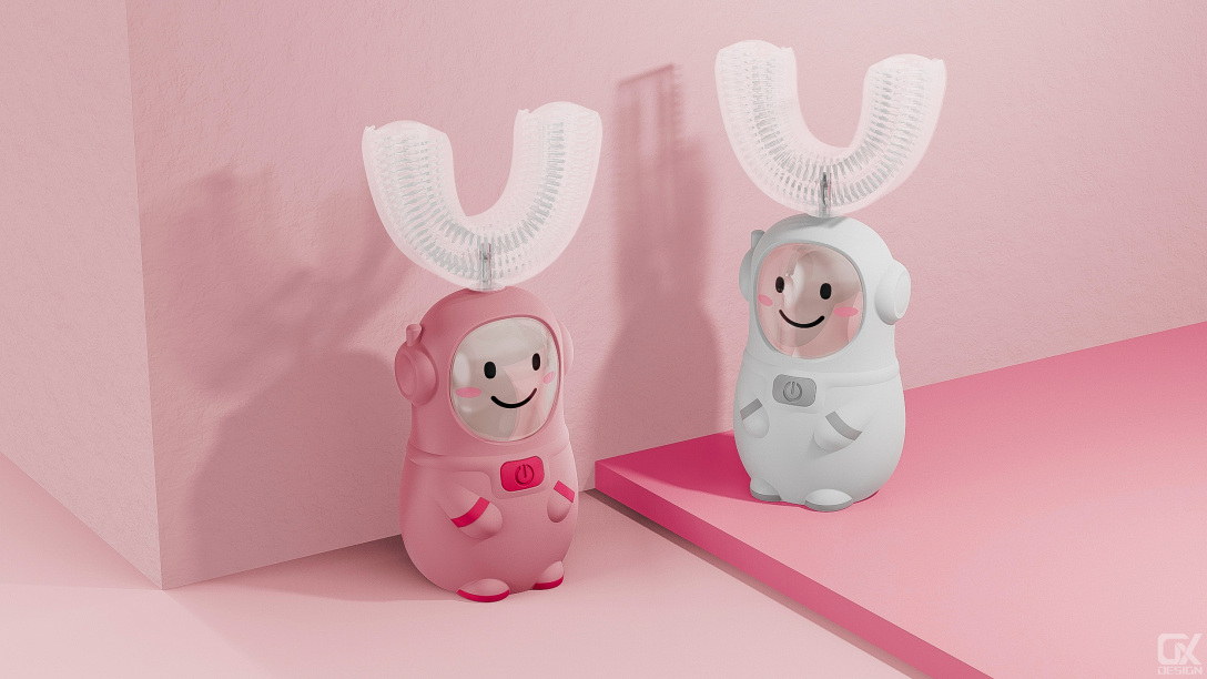 儿童u型牙刷-古田路9号-品牌创意/版权保护平台