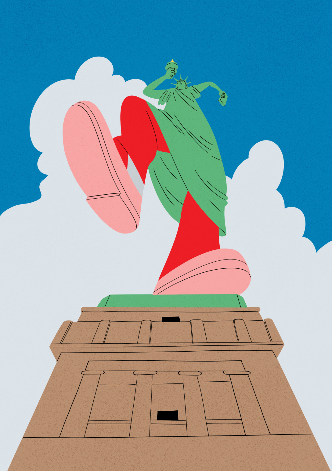 alvaskog仰视夸张的构图无性别角色02