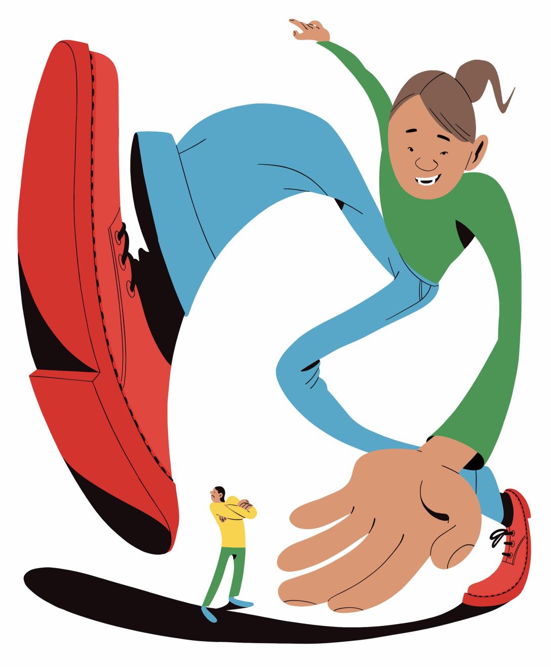 alvaskog仰视夸张的构图无性别角色02