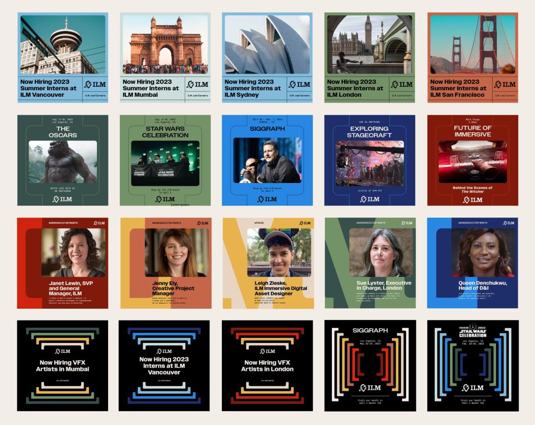 Industrial Light & Magic (ILM) Rebrand古田路9号品牌创意/版权保护平台