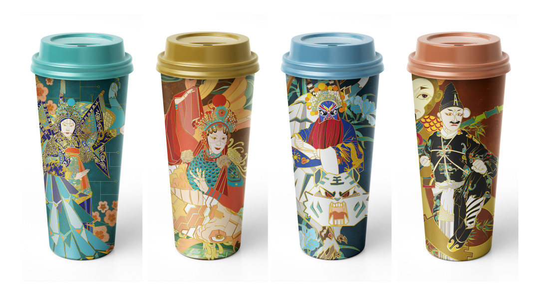 《京剧行当文化》插画设计-古田路9号-品牌创意/版权保护平台