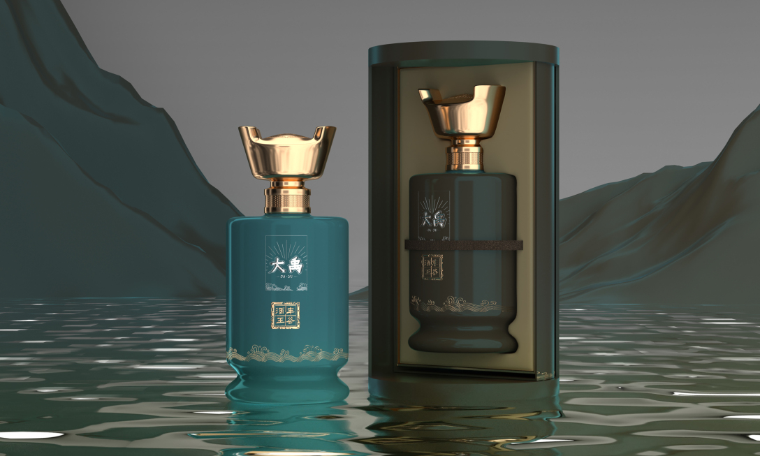 丰谷酒业绵阳地区酒瓶设计