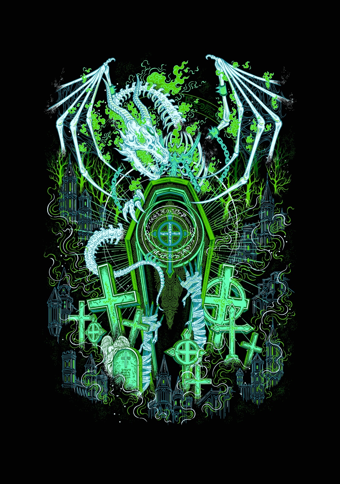 《奥术神座》封面插画补完