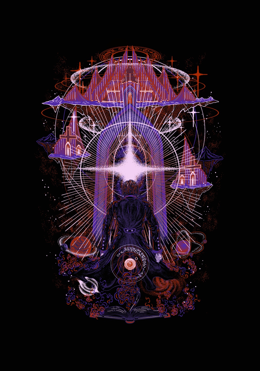 《奥术神座》封面插画补完