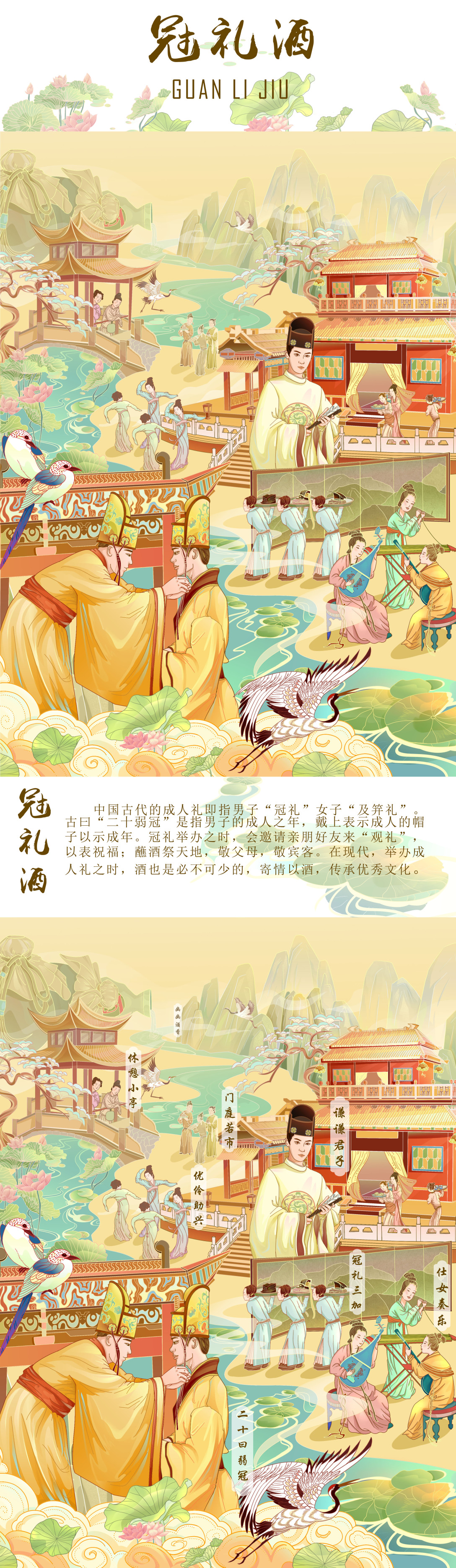 古代成人礼冠礼酒