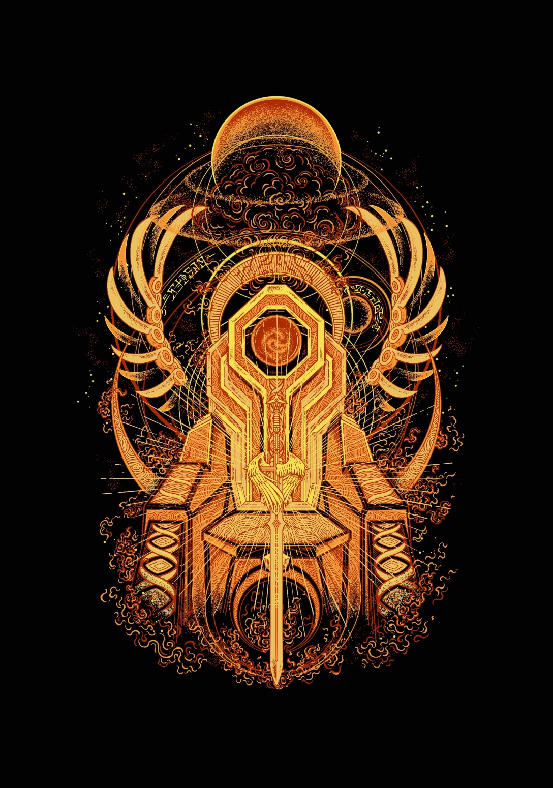 《奥术神座》封面插画补完