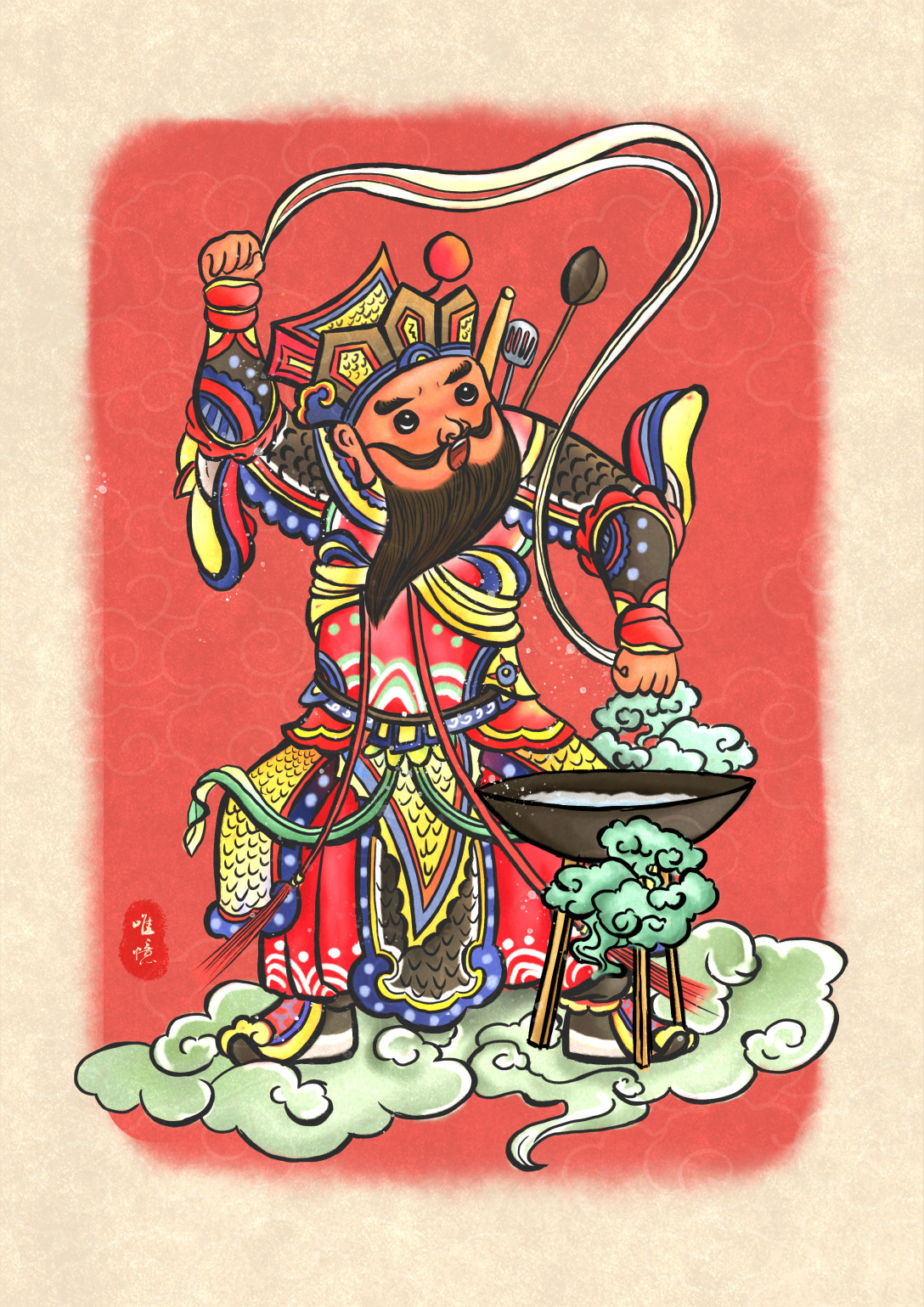 门神烟火气-古田路9号-品牌创意/版权保护平台