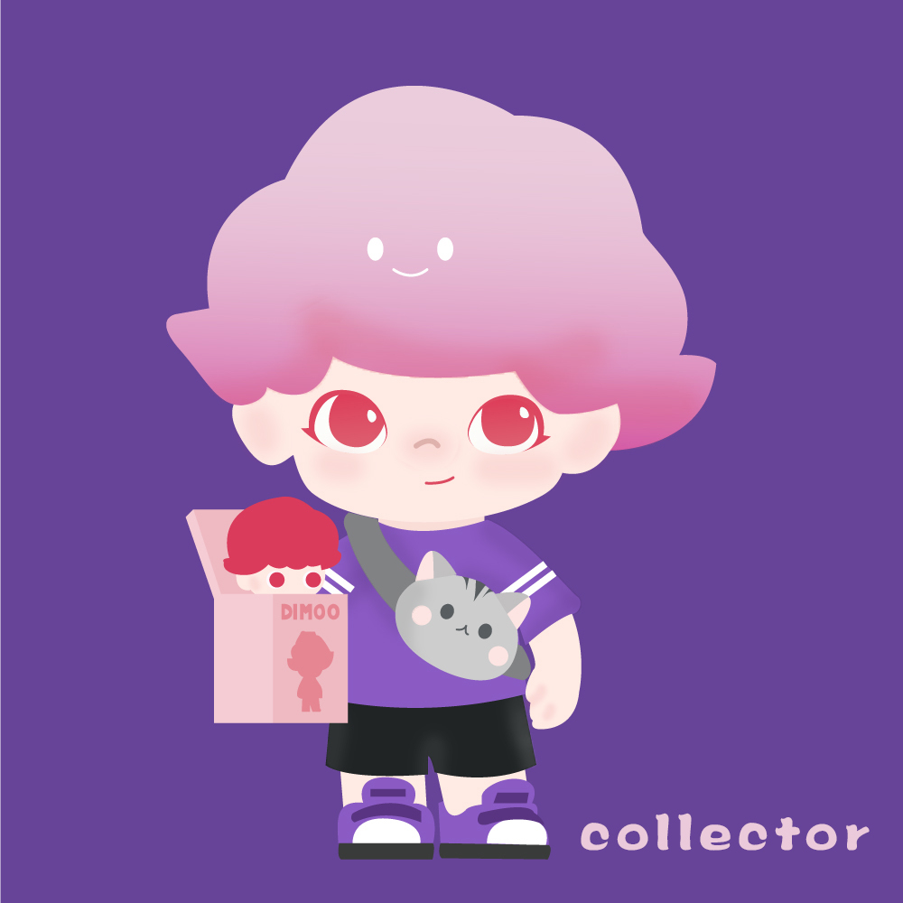 泡泡玛特popmart插画