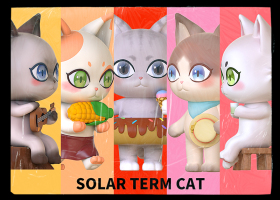 solar term cat—节气猫系列丨盲盒ip形象