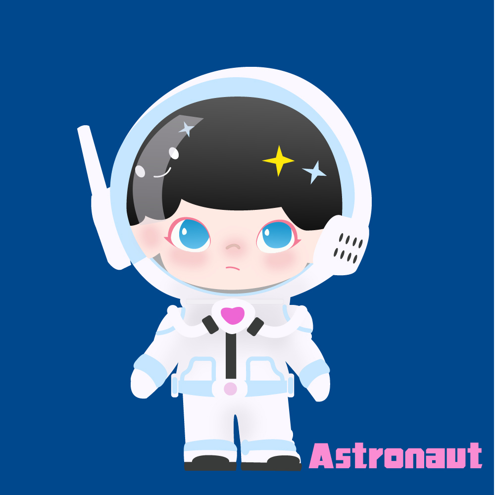 泡泡玛特popmart插画