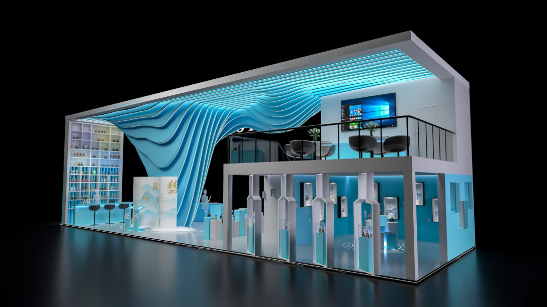 2021上海酒博会丰谷展位设计-古田路9号-品牌创意/版权保护平台
