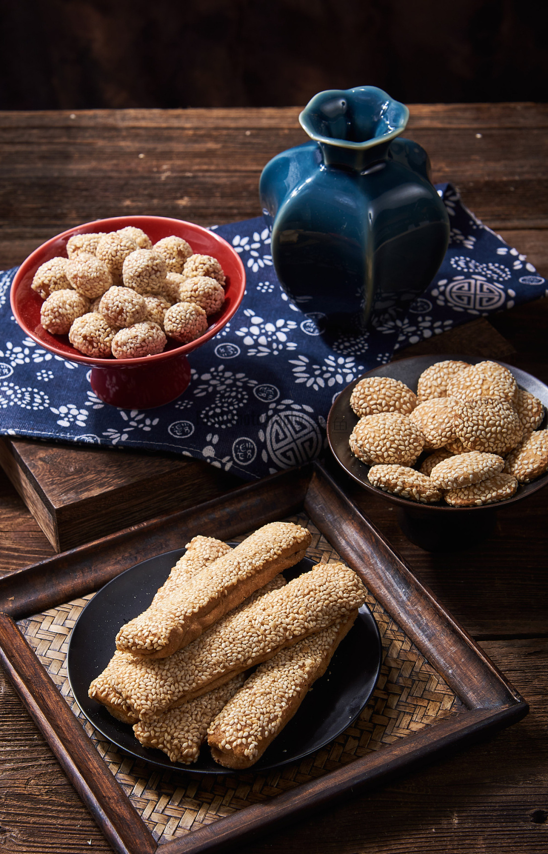 时光记忆中式茶点淘宝电商产品拍摄