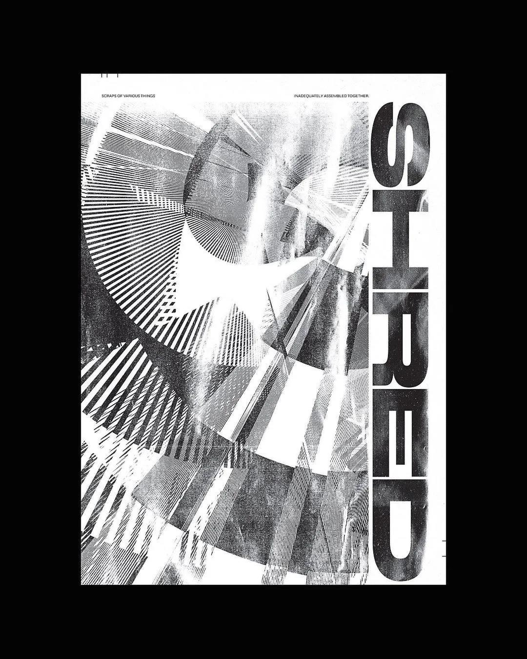 点线面版式海报