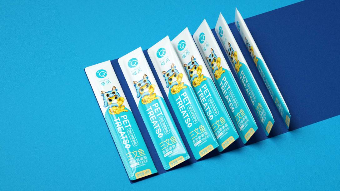 喵爪宠物零食包装设计-古田路9号-品牌创意/版权保护平台
