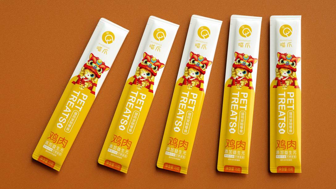 喵爪宠物零食包装设计-古田路9号-品牌创意/版权保护平台