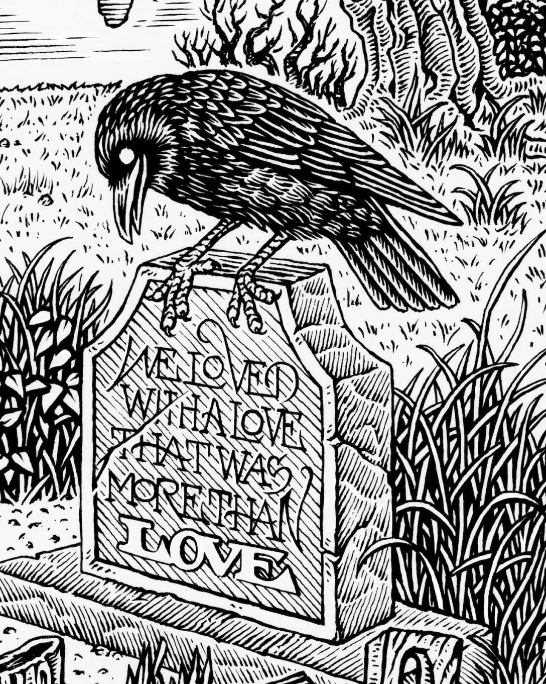 很开心能绘制爱伦·坡精装短篇小说集的书籍封面,他是19世纪美国著名