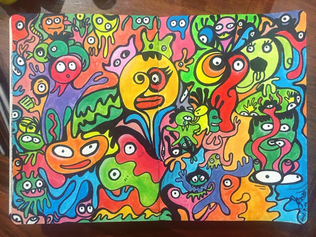 保罗·克利:"一条线就是一个点出门散步;一幅画就是一条线出门散步.