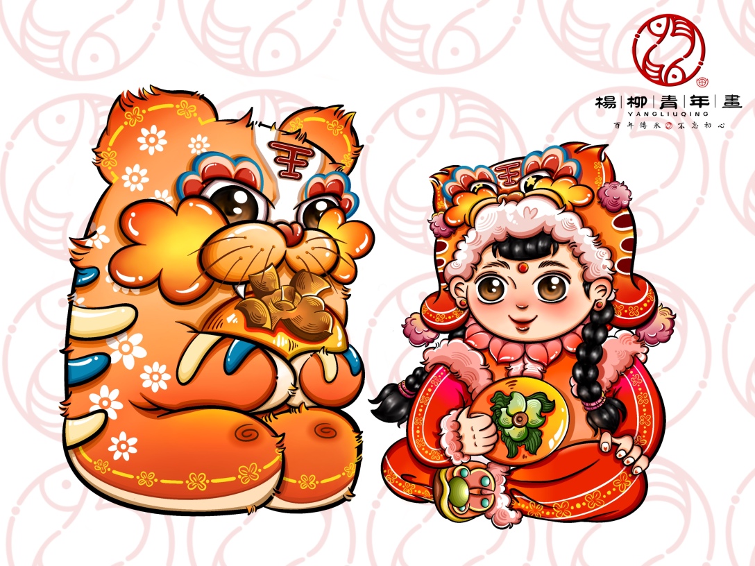 杨柳青年画文创产品宣传设计