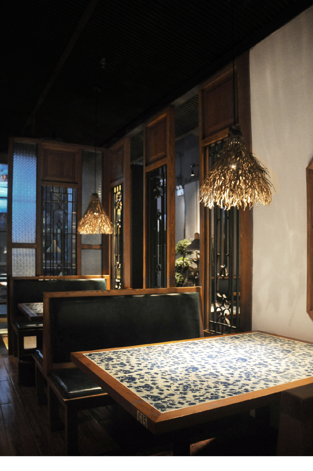 西宁绿茶餐厅设计江南风光尽揽眼下