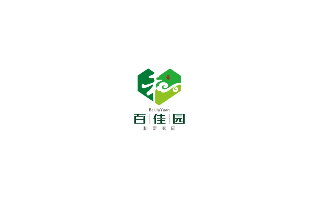 百佳园社区logo设计